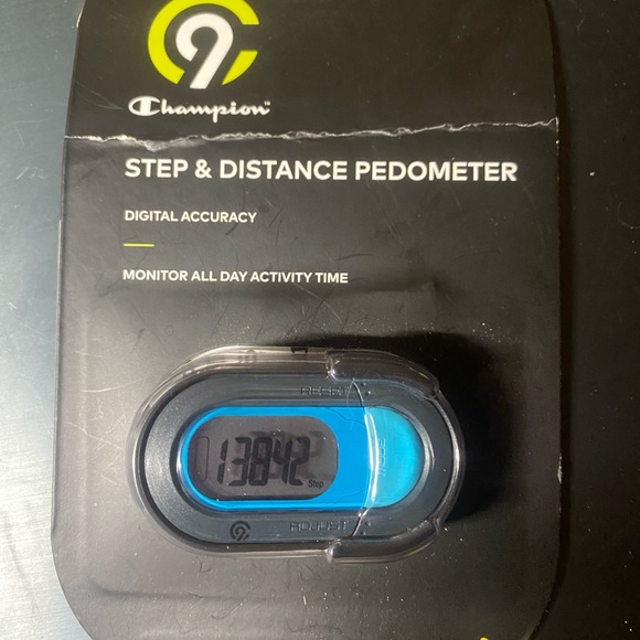 Champion Step & Distance Pedometer Walking Holder With Spring Clip - Picture 2 of 7